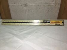 Vintage DIETZGEN 1656BG Architects Plastic Triangular Scale Ruler~Germany picture