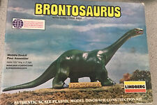 Vintage 1979 Linberg Brontosaurus w/ terrestrial base model NEW / SEALED picture