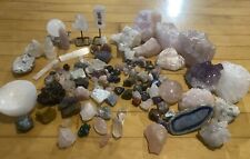 Huge Mixed Crystal Lot Mineral Collection Large Lot Of Crystals - 25+ lbs - BIG picture