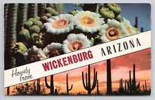 Postcard Howdy From Wickenburg Arizona picture