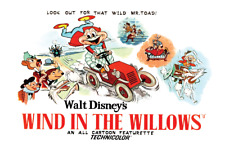 Walt Disney Wind in the Willows Movie Poster with Mr Thaddeus Toad Mr Toad picture