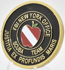 FBI SCUBA Evidence Response Team New York Office Challenge Coin picture