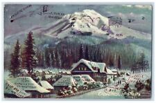California Mt. Shasta Haley's Comit Doodle Oilette Tuck's Seattle WA Postcard picture