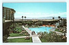 Stardust Hotel Las Vegas Nevada Resort Swimming Pool View Palm Trees Postcard D2 picture