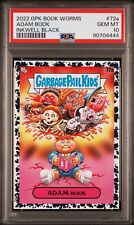 2022 GARBAGE PAIL KIDS BOOK WORMS 72a ADAM BOOK INKWELL BLACK PSA 10 LOW POP picture