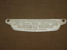 VINTAGE WASHING MACHINE THE AMERICAN WRINGER CO HORSE SHOE BRAND CLOTHES PLATE picture