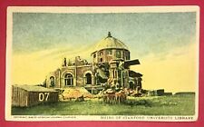 Postcard Stanford University Library Earthquake Damage 1906 California UDB picture
