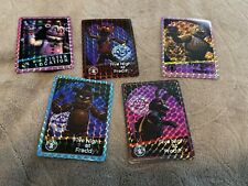 2023 Five Nights at Freddy’s FNAF Trading Stickers- Lot Of 5 Stickers Prizm Holo picture