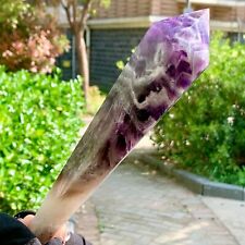 349G Natural Dream Amethyst Quartz Crystal Single End Magic Wand Therapy picture
