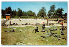 1961 Training Court Located in Training Area with Weapons Fort Dix NJ Postcard picture
