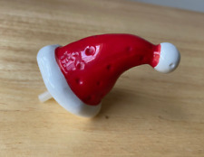 NORA FLEMING Santa Hat Mini - Initialed & Dimpled - VGUC picture