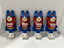Vintage NOS Bud Man Caped Superhero Budweiser Draft Beer Tap Handle picture