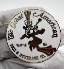 Vintage Lapel Pin The Great American Food And Beverage Co. Seattle Washington picture