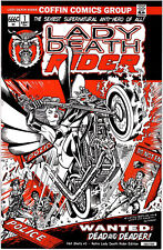 Lady Death: Hot Shots #1 Retro Lady Death Rider Edition picture
