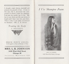 I Use Shampoo Foam Miss L.M. Johnson Chicago Advertising g1 picture