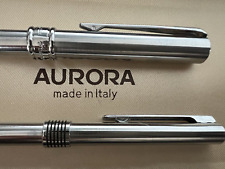Aurora Pens Sphere Magellan And Marco Polo Chrome Scrivono 2 Pens picture