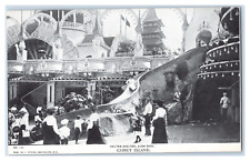 Vintage Postcards Helter Skelter, Luna Park, Coney Island Unposted Undivided picture