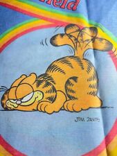 Vintage set of Garfield Sheets 2 fitted twin 1 flat twin 1 pillow case 1978 picture