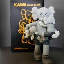 Kaws Clean Slate 40cm Grey Vinyl Figurine Carrying kids  picture