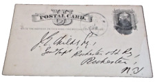 JANUARY 1882 RF&P RICHMOND FREDERICKSBURG & POTOMAC RAILROAD DAY RPO POST CARD picture