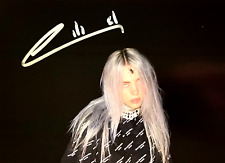Billie Eilish Hand Signed 7x5 inch Original Autograph Color Photo picture
