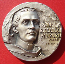 Hospitaller Order of San Giovanni RARE Medal of San Riccardo Pampuri doctor picture