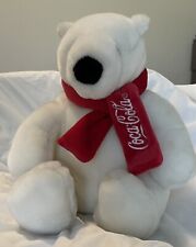 Boyds Bear Coca-Cola Polar Bear Plush Stuffed Animal 7 Inches picture