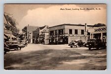 Meredith NH-New Hampshire, Main Street Looking South, Antique, Vintage Postcard picture