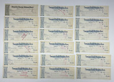 (18) A.B. Brooks & Son, The Tompkins County National Bank, 1894 Bank Checks picture
