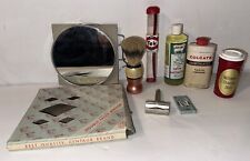 Vintage Army Shaving Grooming Kit Gillette Razor Original 1950s Estate Sale Find picture