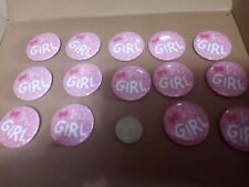 20 ITS A GIRL Buttons 1