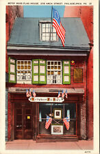 Postcard Philadelphia Pa. Betsy Ross Flag House 239 Arch Street picture