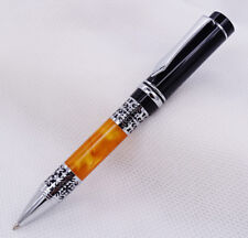 Yiren Celluloid Ballpoint Pen Luxurious Flower Pattern Smooth Office Writing Pen picture