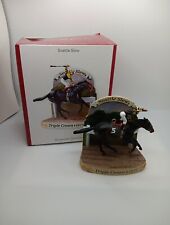 Carlton Cards Christmas Ornament Seattle Slew Triple Crown 1977 Rare Horse Race picture