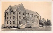 Fort Hays State University KS Kansas Campus Custer Hall Dorm Vtg Postcard B56 picture