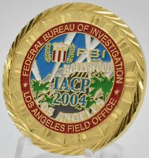 FBI Los Angeles Hollywood California Field Office 2004 IACP Challenge Coin picture
