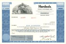 Hardee's Food Systems, Inc - Specimen Stocks & Bonds picture