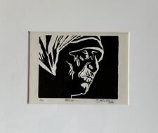 2000 Artist Signed Print of Mother Theresa Black And White Framed 12x12 picture