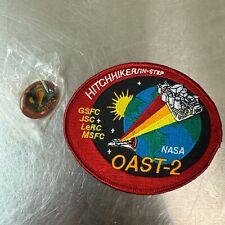 NASA PATCH OAST-2 HITCHHIKER In-Step GSFC JSC LeRC MSFC Oceans Across Space PIN picture