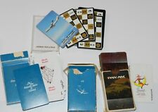 Vintage JAL Nintendo United Airlines PAN AM playing cards lot AS IS INCOMPLETE picture