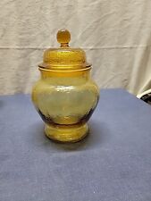 Vintage Pebble Glass Apothecary Glass Jar Container 9