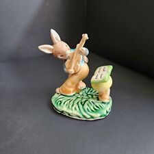 Albert Kessler Ceramic Bunny Rabbit, Story Time Collection 80s VTG picture