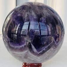 1560g Natural Dream Amethyst Quartz Crystal Sphere Ball Healing picture
