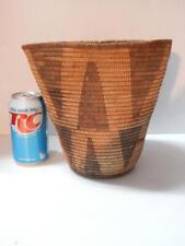 TALL ANTIQUE c.1890-1910s PIMA ( PAPAGO )  INDIAN BASKET - STRONG picture