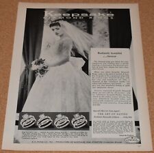 1959 Print Ad Keepsake Diamond Rings radiantly beautiful forever wedding bride  picture