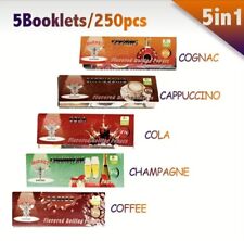 5bookletes/250pcs Wine And Drink Tobacco Rolling Paper, 5in1 Wine And Drink... picture
