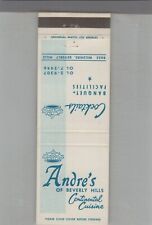 Matchbook Cover Andre's Of Beverly Hills, CA picture