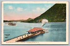 Bear Mountain Boat Landing Hudson River New York-Vintage Postcard picture