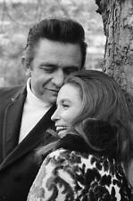 American country singer Johnny Cash with his wife June Carter - 1968 Old Photo 3 picture