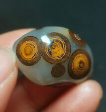 Rare 15.4G  Natural Inner Mongolia Gobi Eye Agate Collection Healing WYY2230 picture